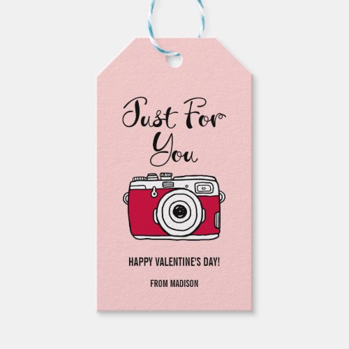 Camera Valentine Gift Tags  We Click Collection