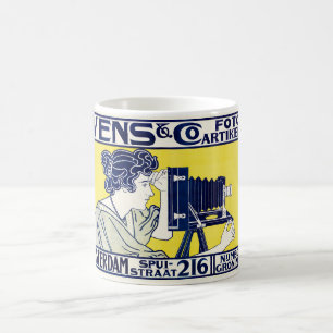 Camera Woman, Photographer, Van Caspel Coffee Mug