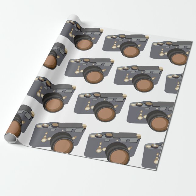 Camera Wrapping Paper (Unrolled)