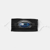 Camera Zoom Lens Adult Cloth Face Mask (Front, Folded)