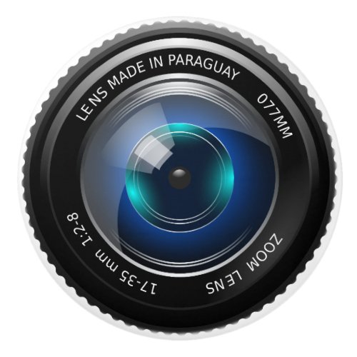 Camera Zoom Lens Photography Photographer Gift Ceramic Knob