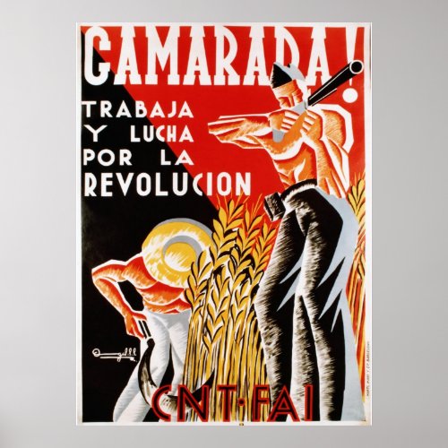 Camerada cartel Comrades poster Poster