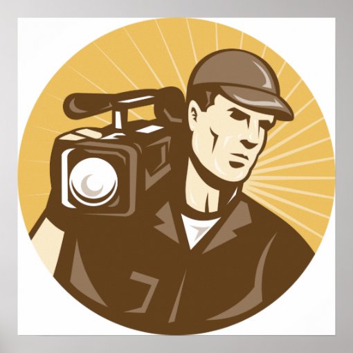 Cameraman Poster | Zazzle