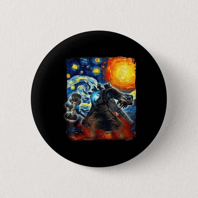 Cameraman Video Game Graphic Gamer Meme Gaming  Button (Front)