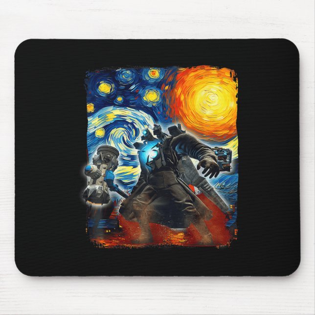 Cameraman Video Game Graphic Gamer Meme Gaming  Mouse Pad (Front)