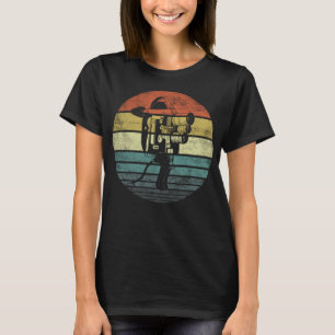 Cameraman Videographer Gifts Funny Retro Camera Fi T-Shirt
