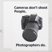 Cameras don't shoot people (Front/Back)