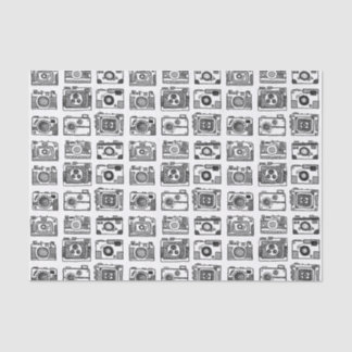 Cameras (Hand-drawn) Tissue Paper