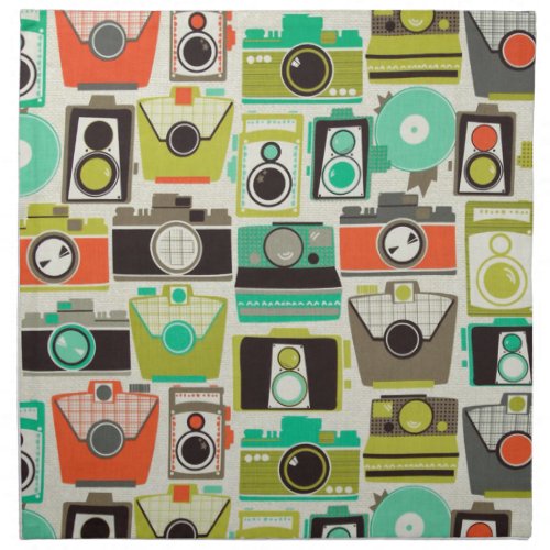 Cameras Retro Cloth Napkin