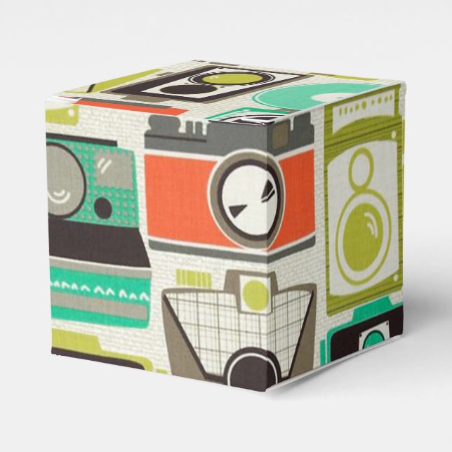 Cameras Retro Favor Boxes (Front Side)