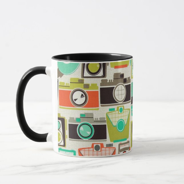 Cameras Retro Mug (Left)