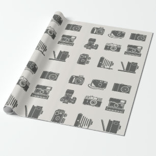 Cameras Vintage Photography Wrapping Paper