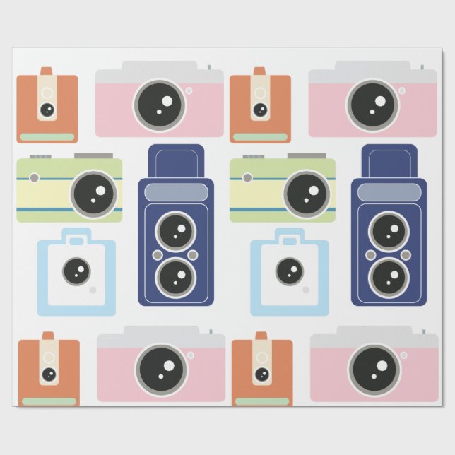 cameras wrapping paper (Flat)