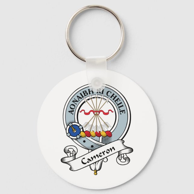 Cameron Clan Badge Keychain (Front)