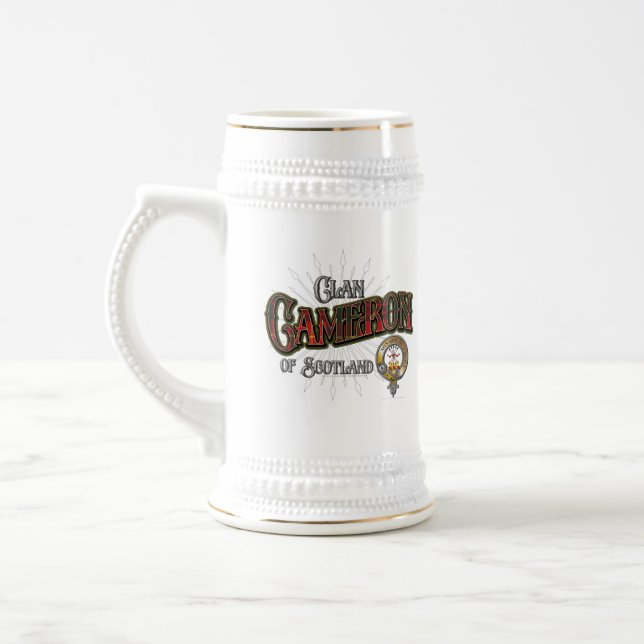 Cameron Clan Beer Stein (Left)