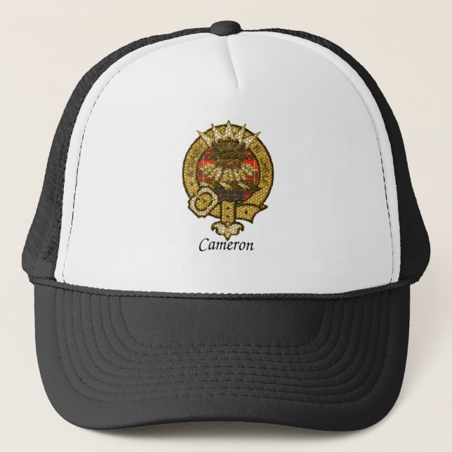 Cameron Clan Crest Trucker Hat (Front)