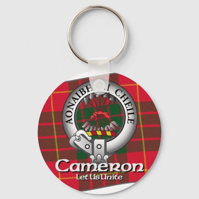 Cameron Clan Keychain (Front)