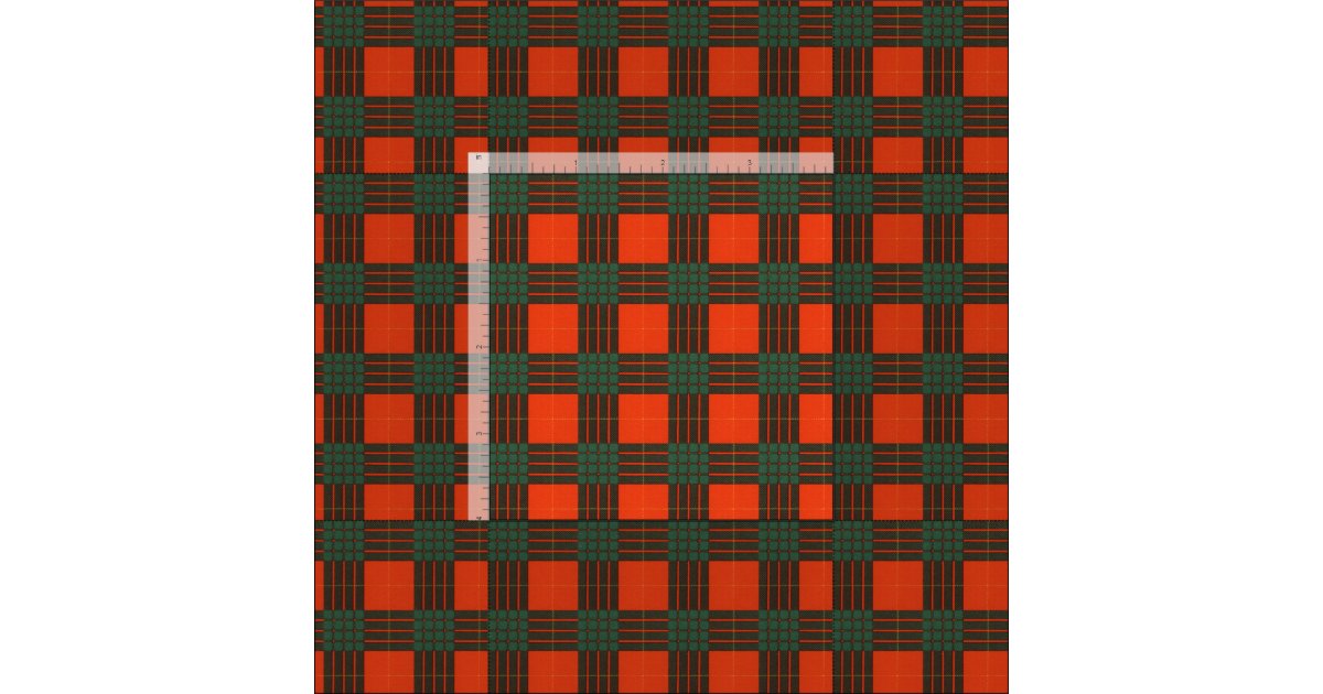 Cameron clan Plaid Scottish tartan Fabric | Zazzle.com