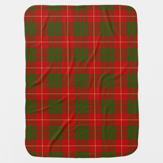Cameron Tartan Crest Premium Blanket - Thistle Style