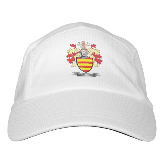 Cameron Family Crest Coat of Arms Hat (Front)
