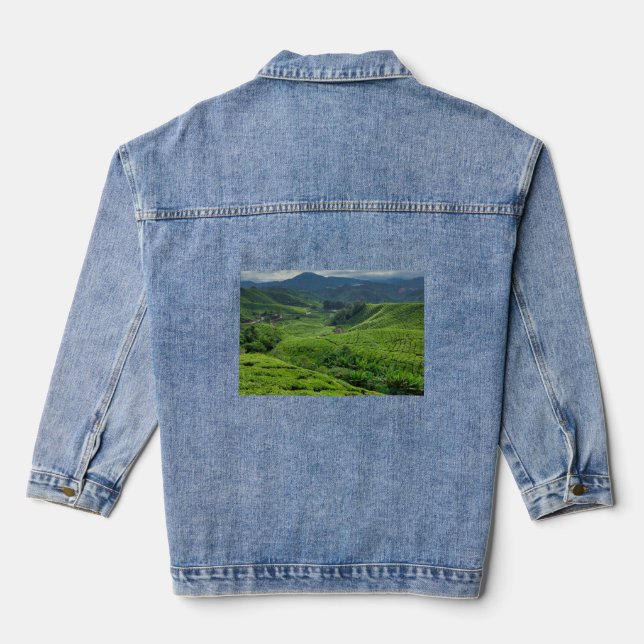 Cameron Highlands Tea Plantation Denim Jacket (Back)