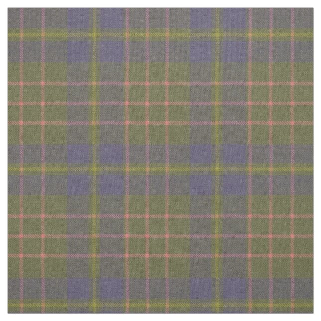 Cameron Hunting Ancient Scottish Tartan Fabric (Swatch)