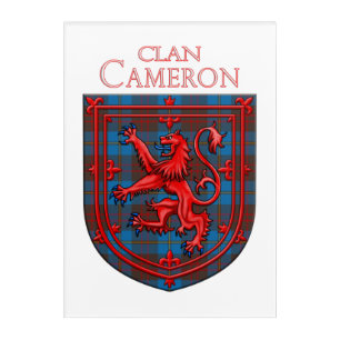 Cameron Hunting Tartan Scottish Plaid Acrylic Print