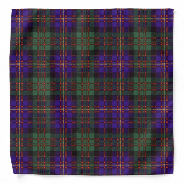 Cameron of Erracht clan Plaid Scottish tartan Bandana (Front)