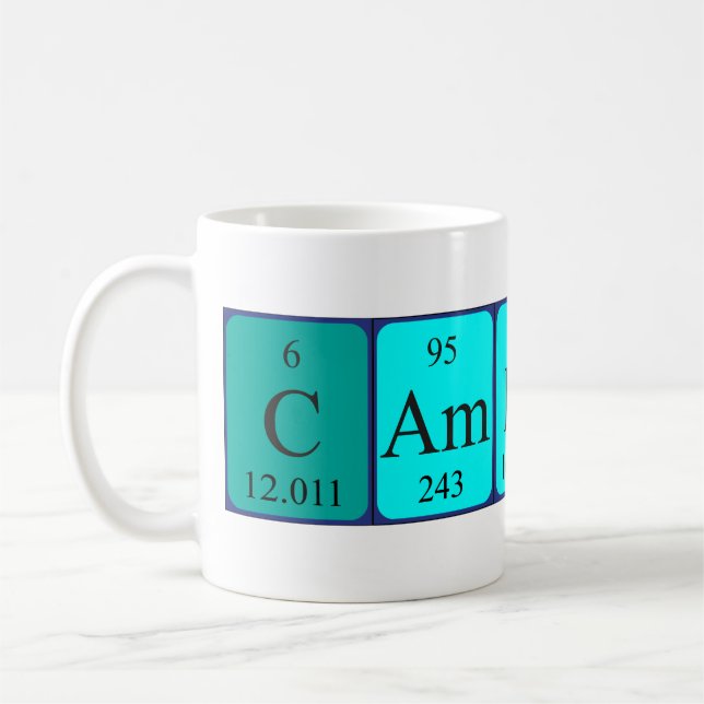 Cameron periodic table name mug (Left)