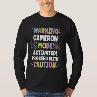 CAMERON Personalized Name Funny Cute Custom CAMERO T-Shirt