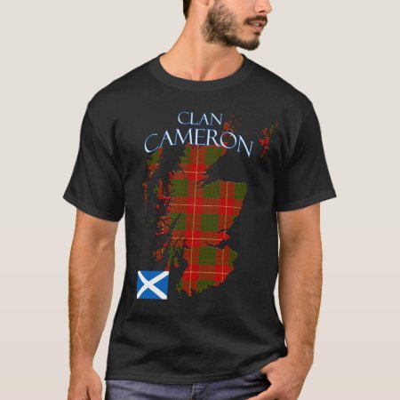 Cameron Scottish Clan Tartan Scotland T-shirt