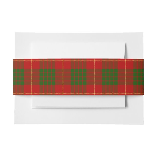 Cameron Scottish Tartan Belly Band (Front Example)