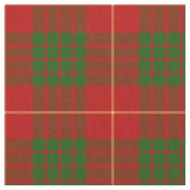 Clan Cameron Tartan Fabric | Zazzle.com