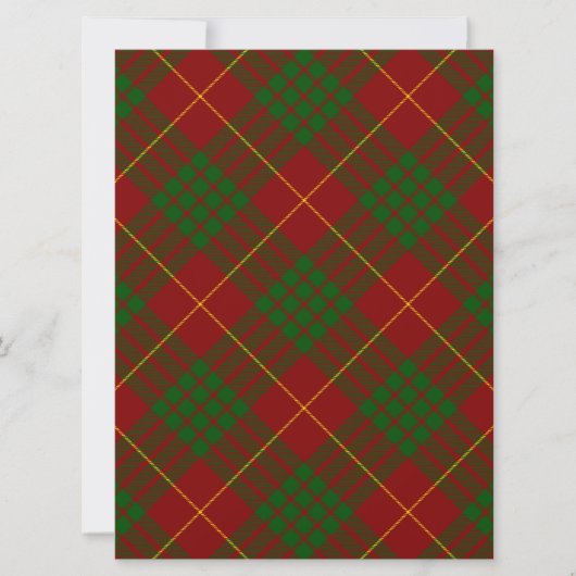 Cameron tartan red green plaid (Front)