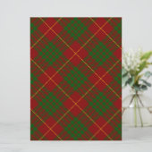 Cameron tartan red green plaid (Standing Front)