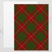 Cameron tartan red green plaid (Front/Back)