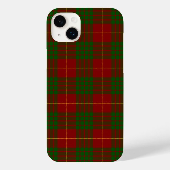 Cameron tartan red green plaid Case-Mate iPhone case (Back)