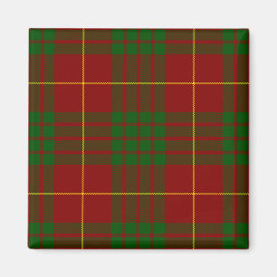 Cameron tartan red green plaid magnet