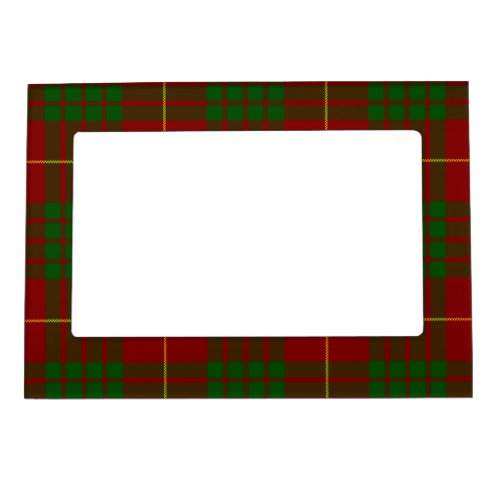 Cameron tartan red green plaid magnetic picture frame