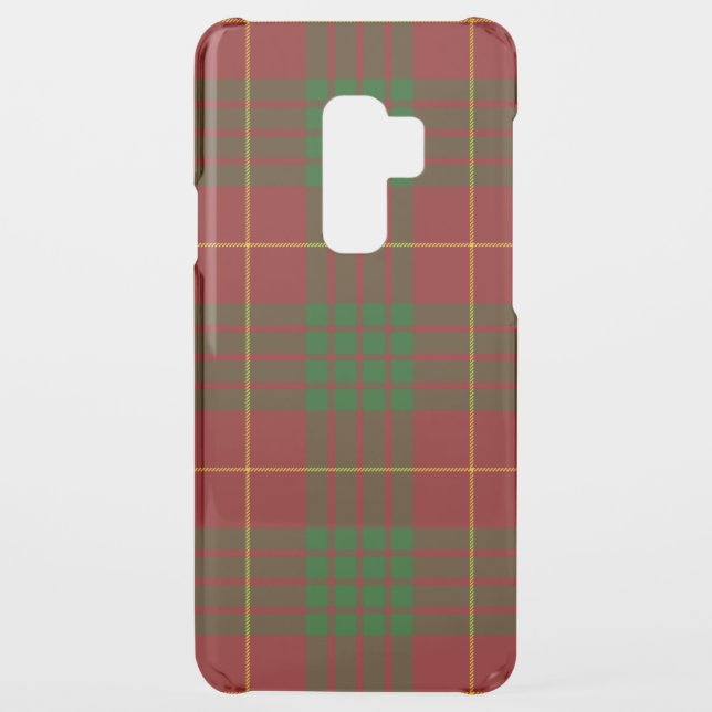 Cameron tartan red green plaid uncommon samsung galaxy case (Back)