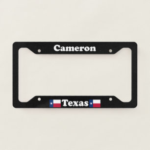 Cameron TX - LPF License Plate Frame