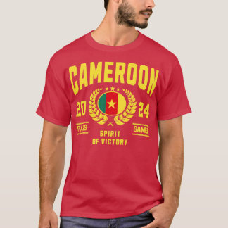 Cameroon 2024 Sports Lover T-Shirt