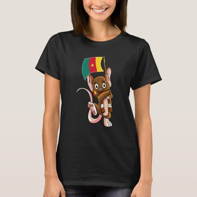 Cameroon Fan Mouse T-Shirt (Front)
