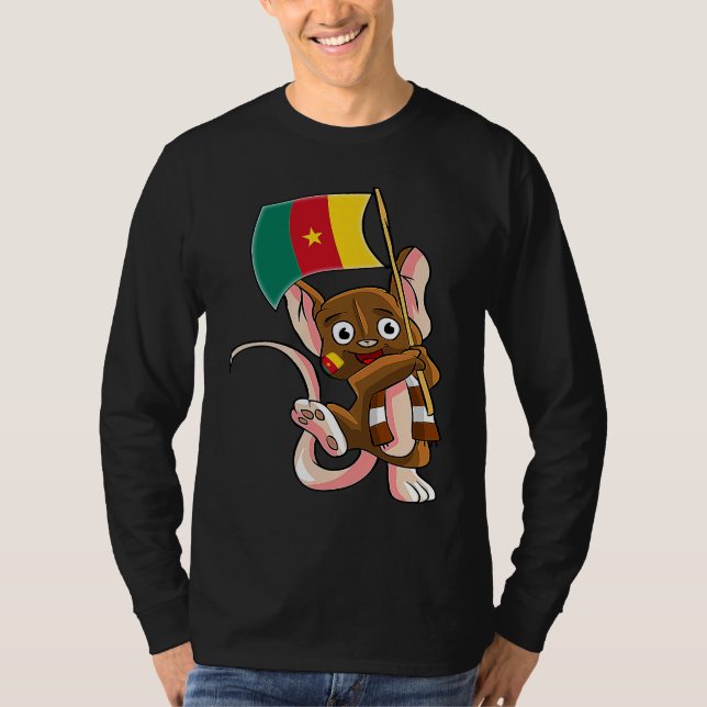 Cameroon Fan Mouse T-Shirt (Front)