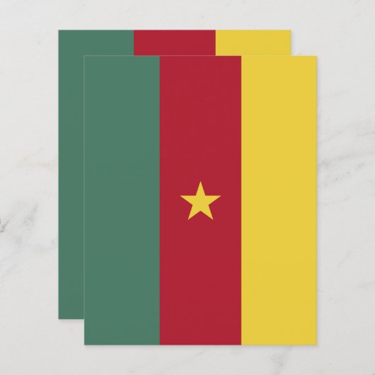 Cameroon flag (Front/Back)