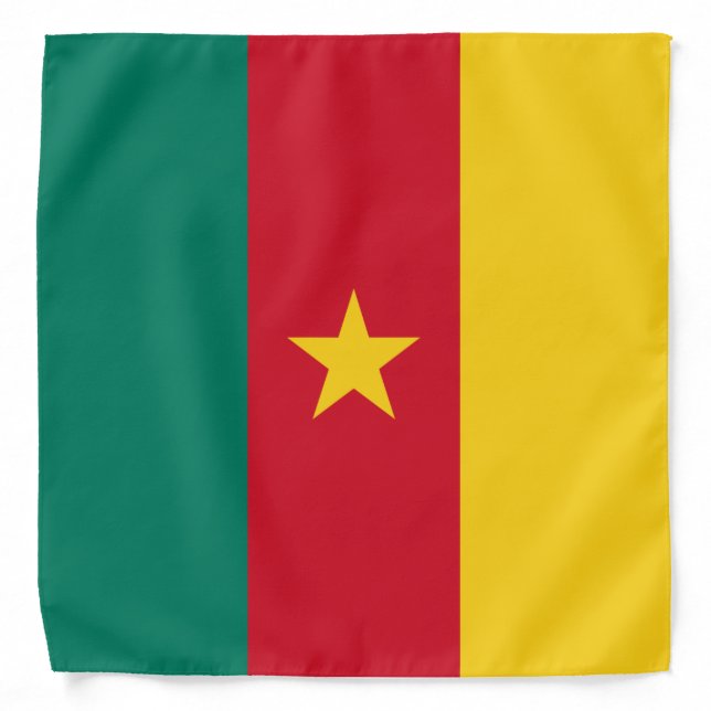 Cameroon Flag Bandana (Front)