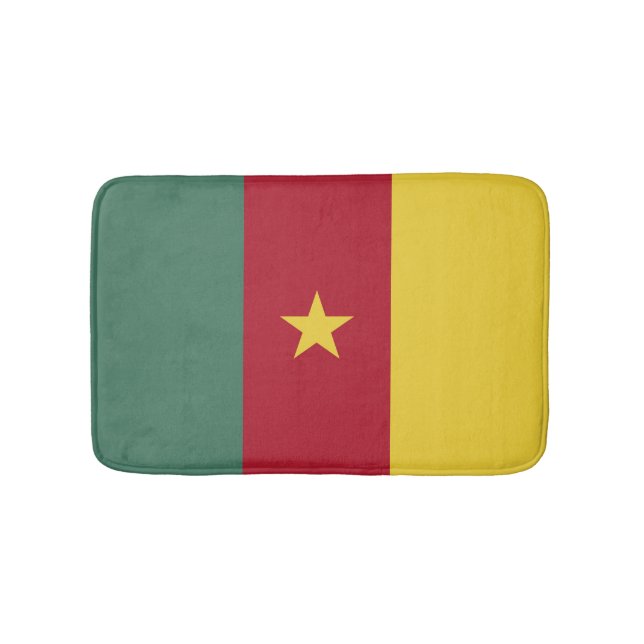 Cameroon flag bath mat (Front)