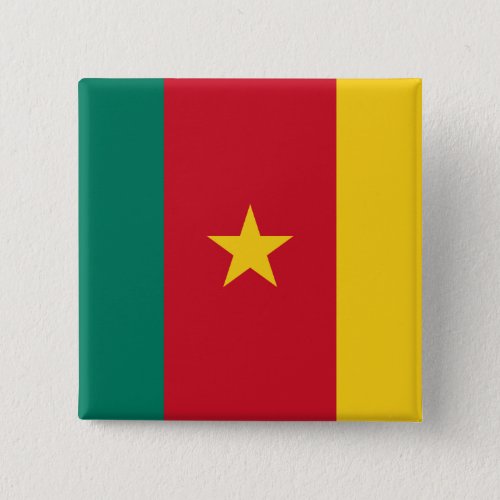 Cameroon Flag Button