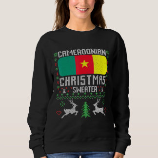 Cameroon Flag Cameroonian Christmas Sweater