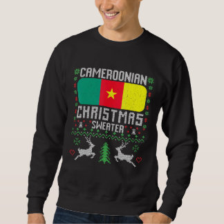 Cameroon Flag Cameroonian Christmas Sweater